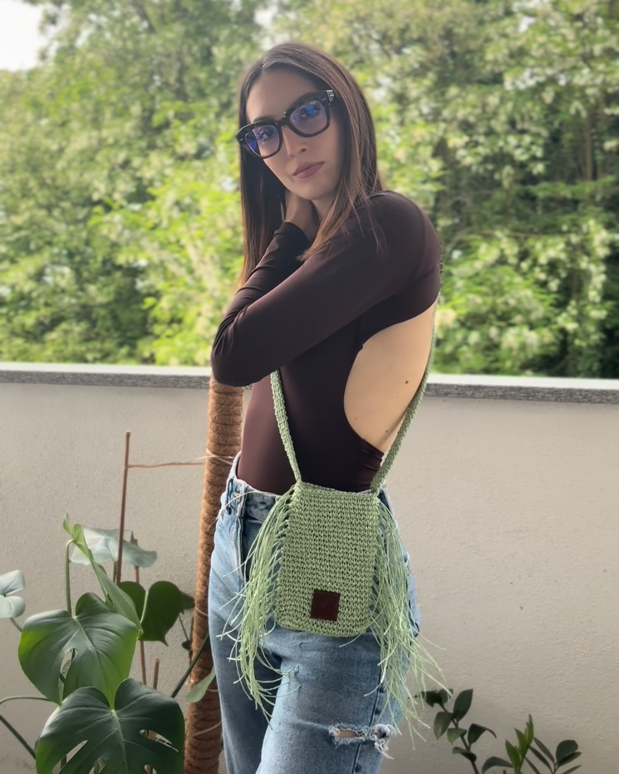 modello DAPHNE in rafia tonda