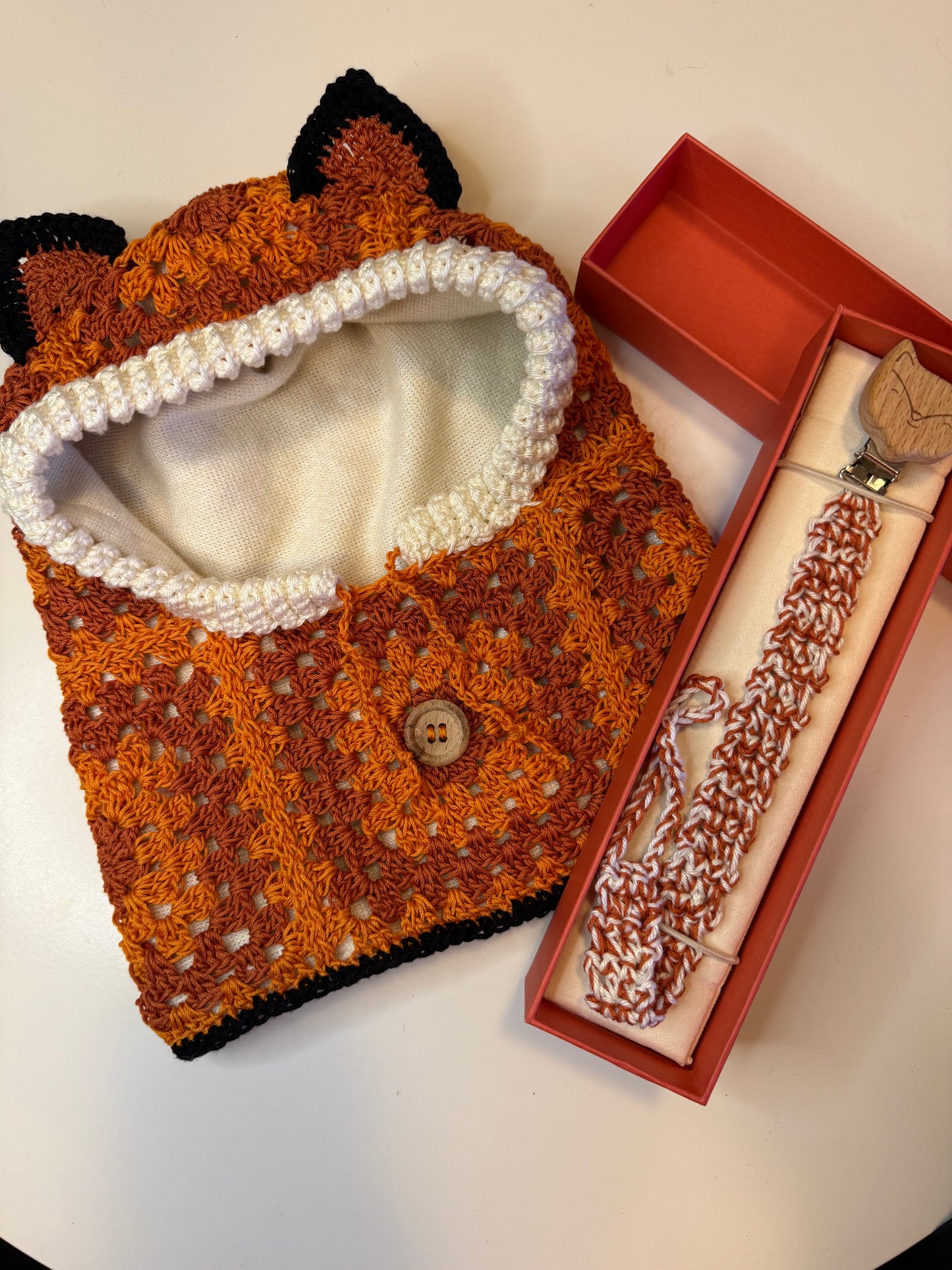 BALACLAVA baby con granny square
