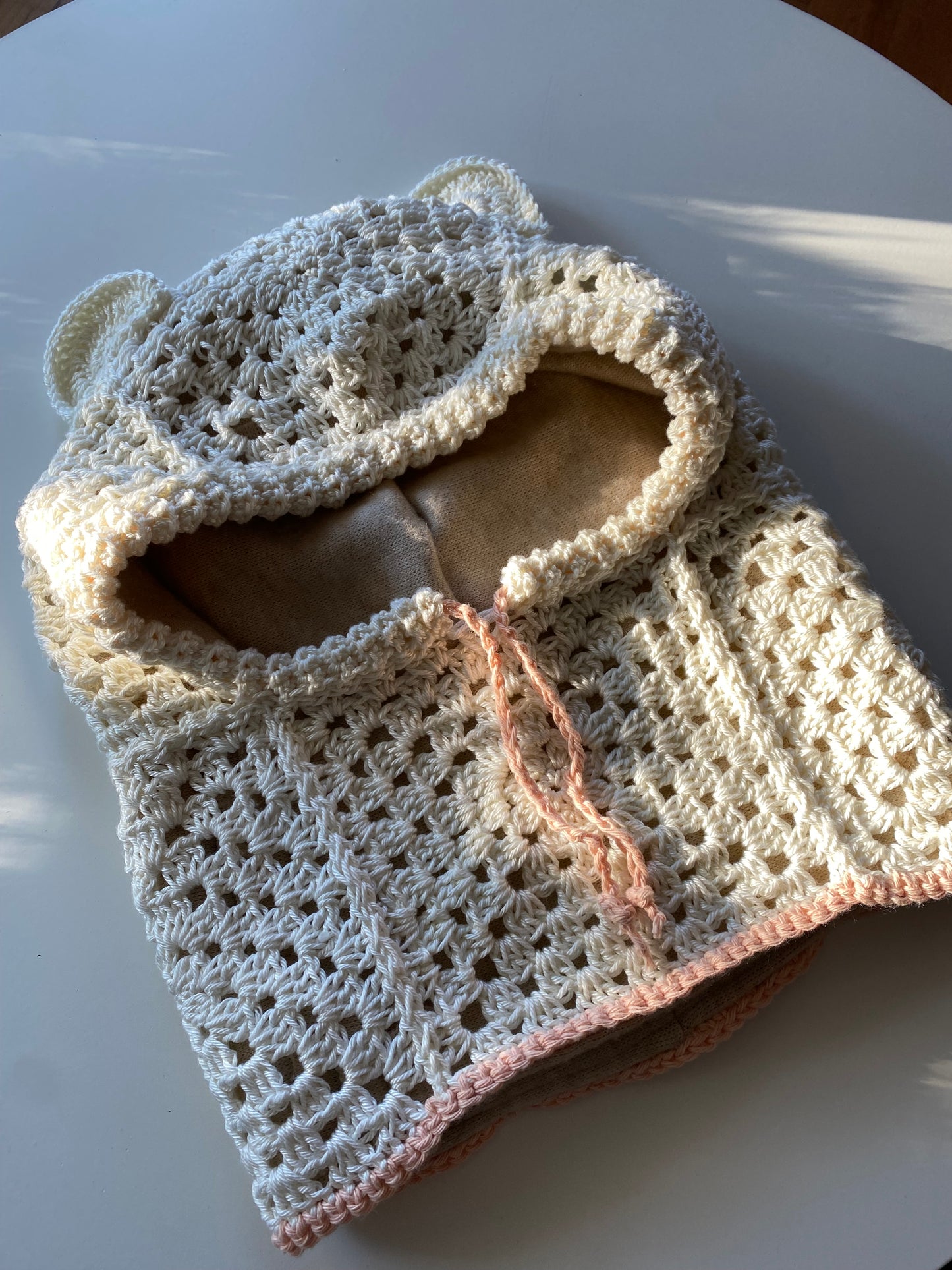BALACLAVA baby con granny square