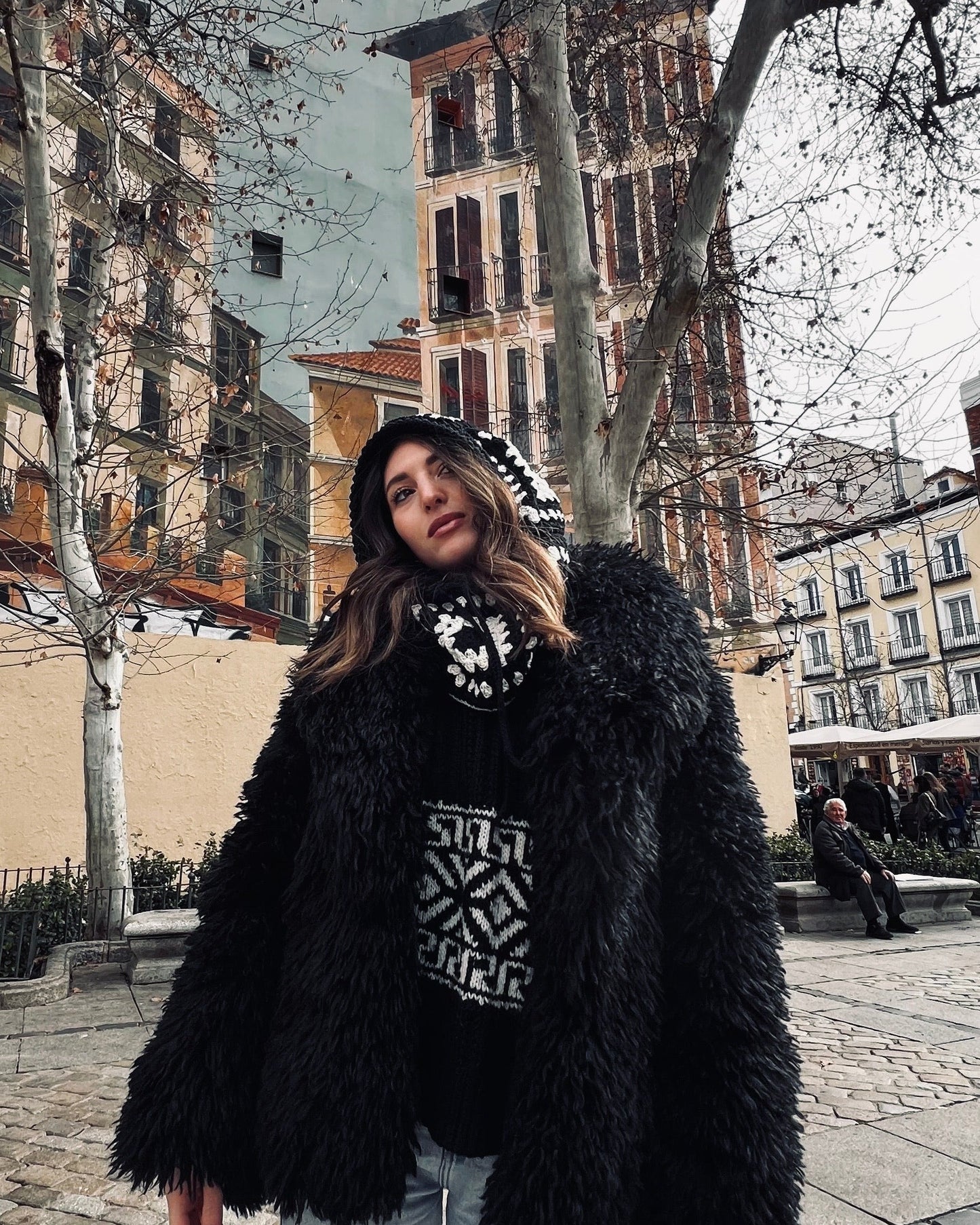 BALACLAVA per adulti con granny square