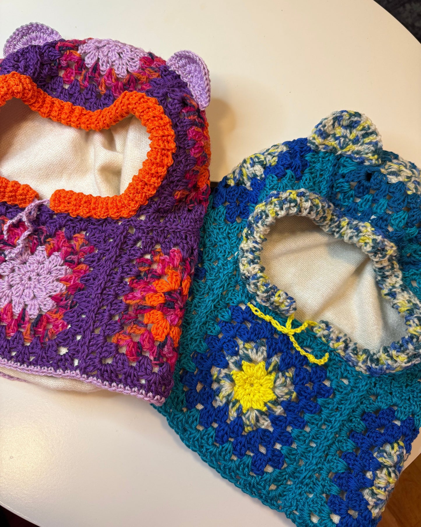 BALACLAVA baby con granny square