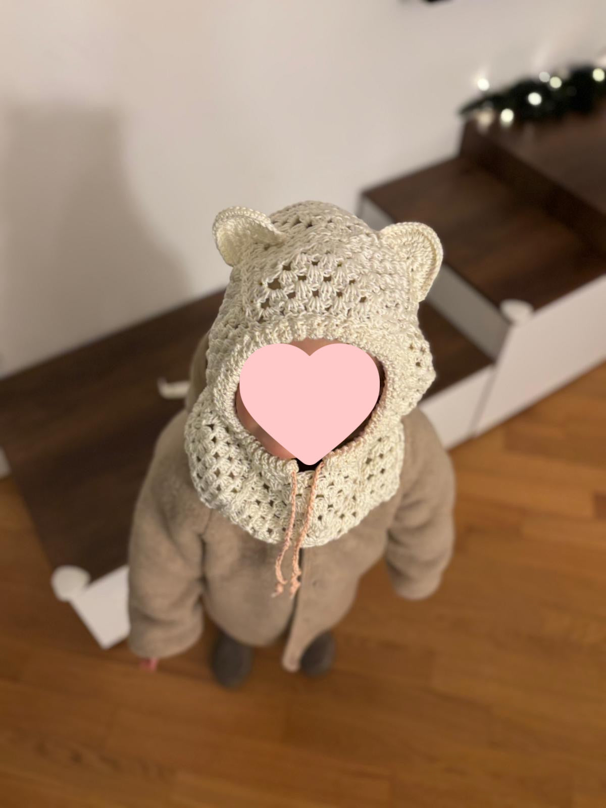 BALACLAVA baby con granny square